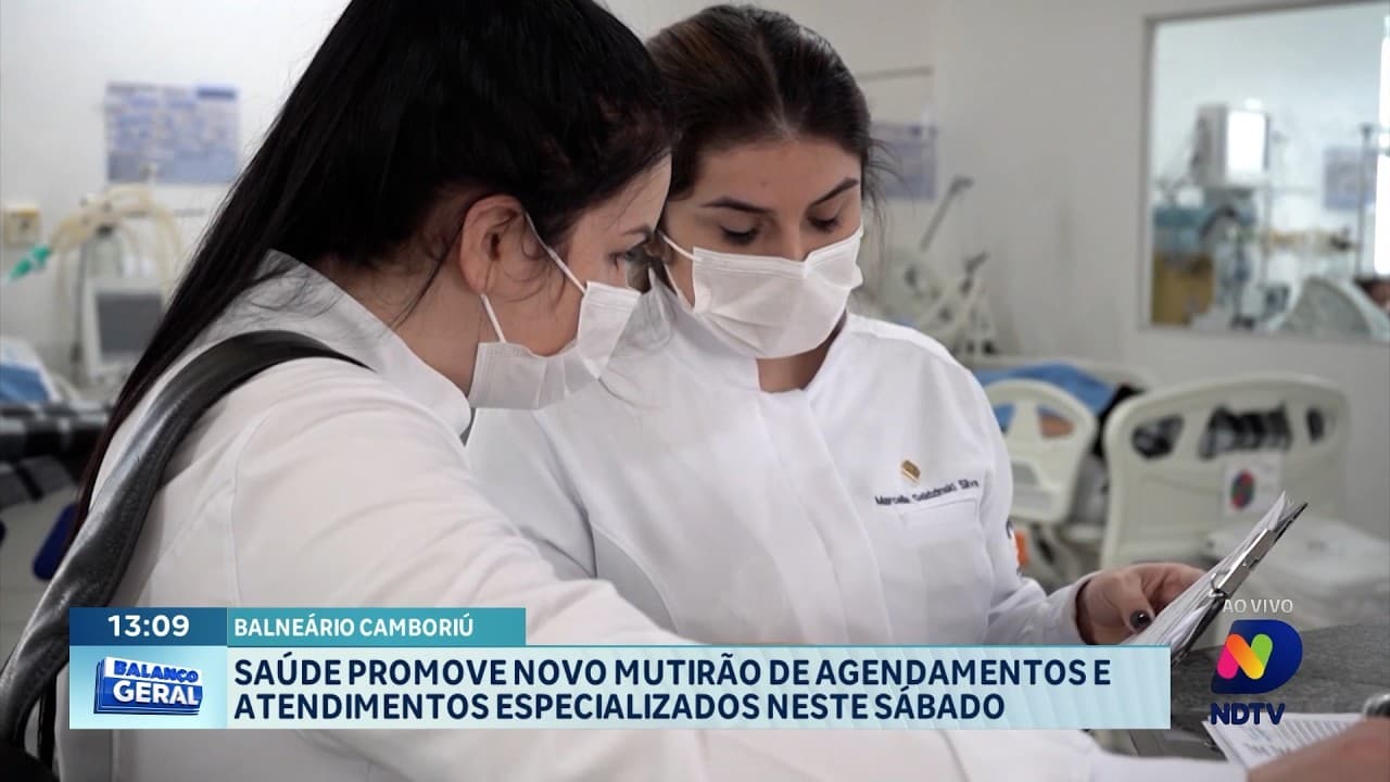 Balneário Camboriú: Mutirão de Saúde visa zerar filas com agendamentos e consultas neste sábado