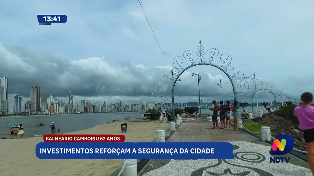 Balneário Camboriú celebra 62 anos com reforço massivo em segurança pública