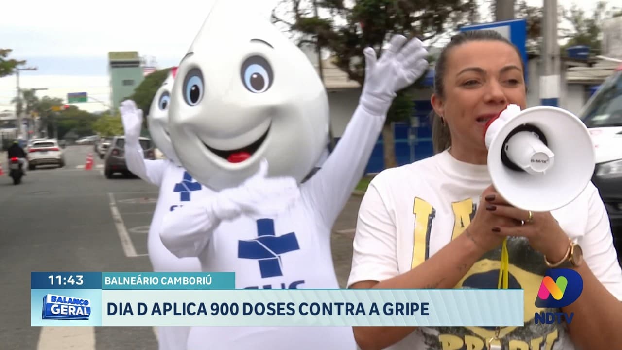 Balneário Camboriú abre vacinação contra gripe para todos os moradores