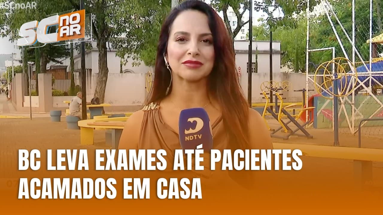 Balneário Camboriú testa exames laboratoriais em casa para acamados