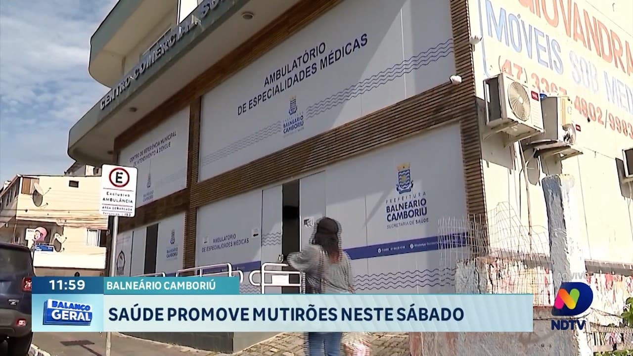 Saúde de Balneário Camboriú realiza mutirões para reduzir filas