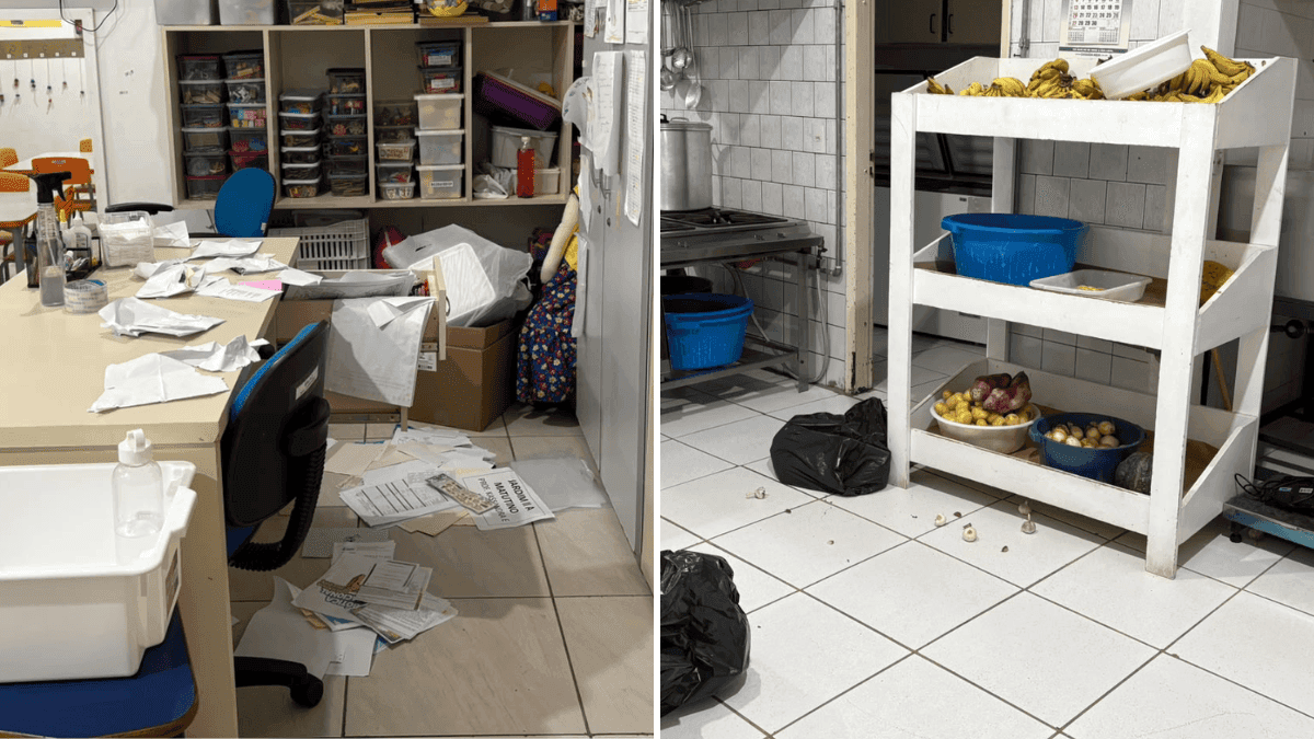 Creche de Balneário Camboriú é invadida durante a madrugada e criminosos roubam até a merenda das crianças