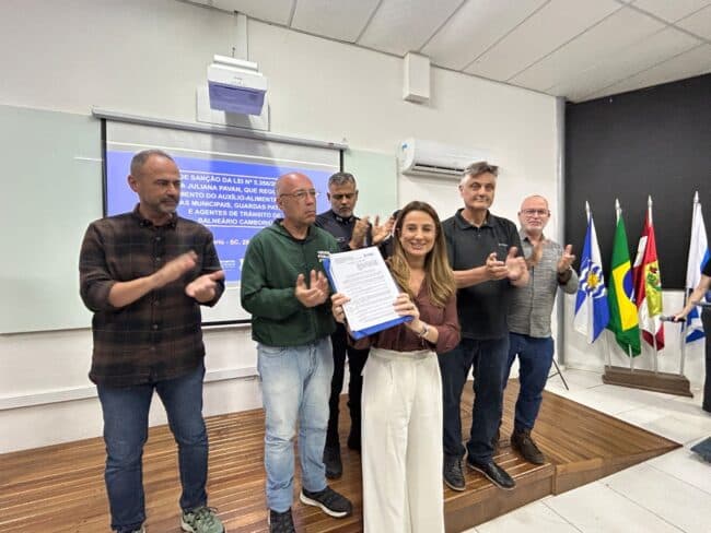 Balneário Camboriú sanciona lei que permite pagamento direto do vale-refeição a agentes de segurança