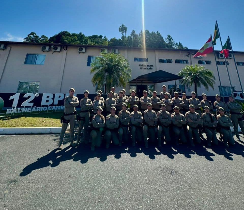 BPM de Balneário Camboriú Ganha Reforço de 25 Policiais Militares para Atuação Regional