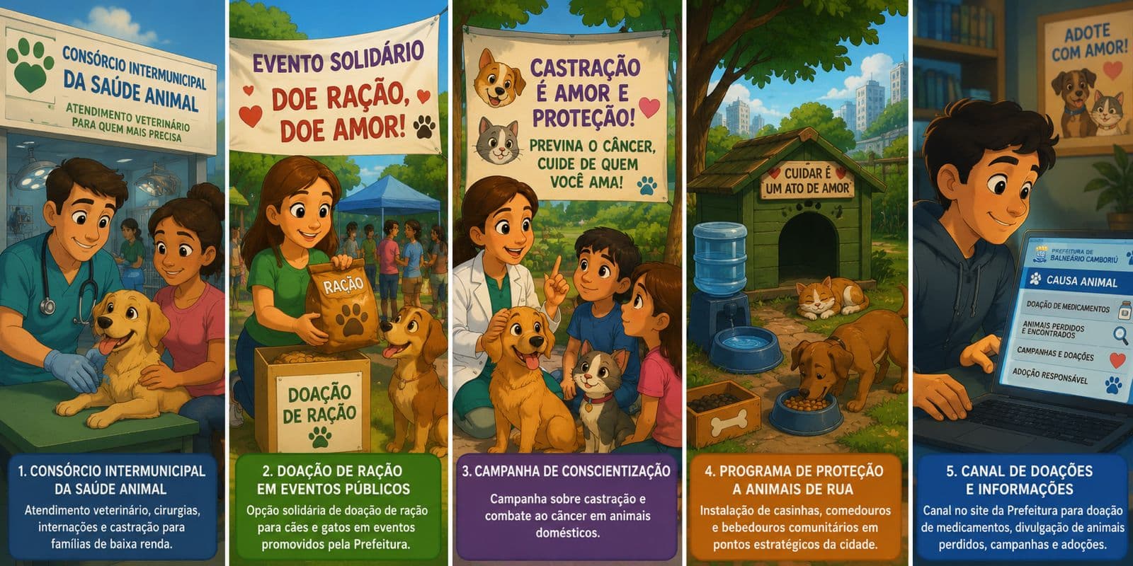 Pacote de Proteção Animal: Vereadores de Balneário Camboriú Propõem Ampliação de Políticas Públicas