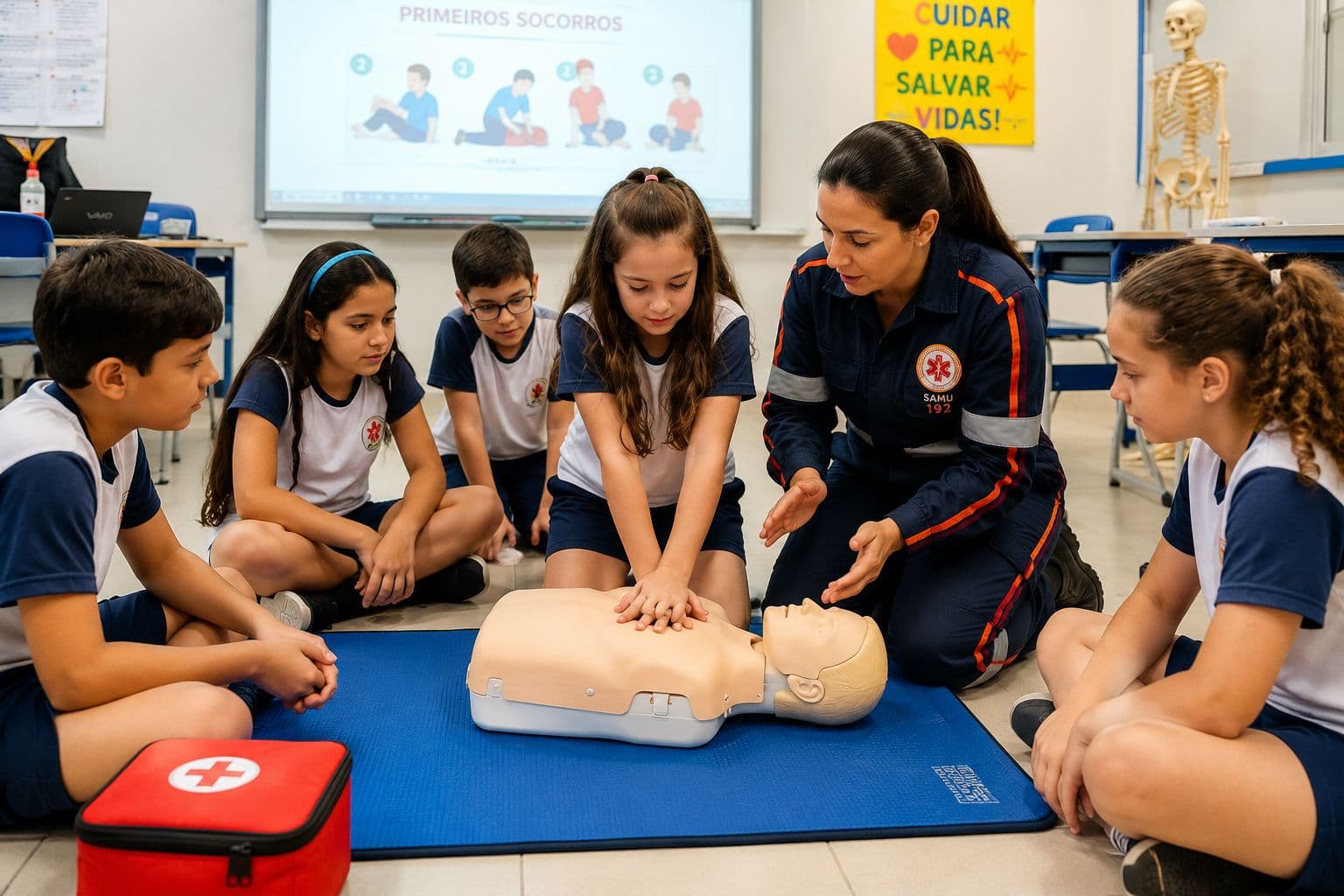 Balneário Camboriú: Escolas podem ter aulas de saúde feminina e primeiros socorros