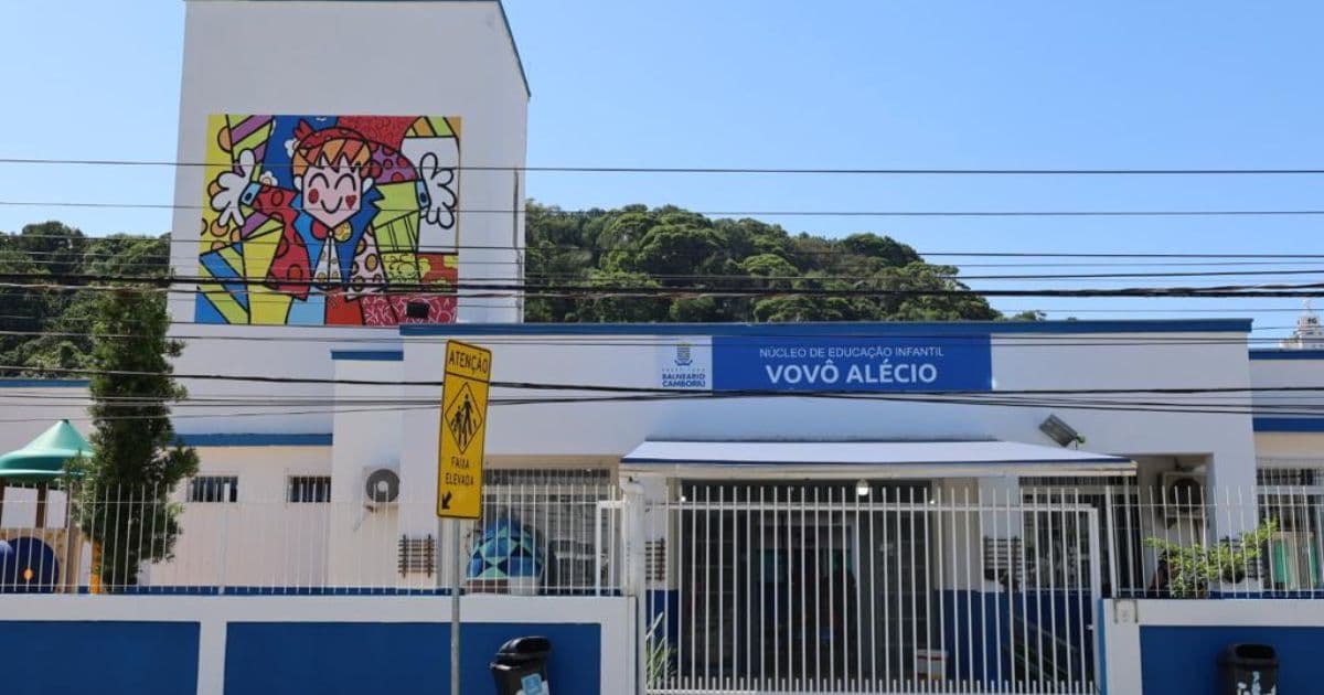 Empresa não inicia obra de muro no NEI Vovô Alécio e contrato é encerrado em Balneário Camboriú