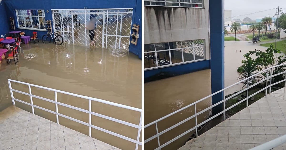 Aulas são suspensas em Balneário Camboriú e Camboriú nesta segunda-feira devido às fortes chuvas