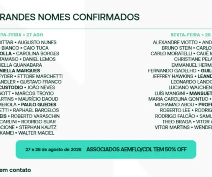 Money Week 2026 reúne especialistas da economia em Balneário Camboriú