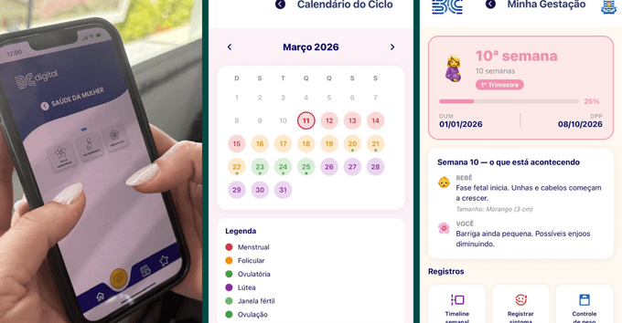 Balneário Camboriú lança módulo "Saúde da Mulher" no app BC Digital com serviços e acompanhamento preventivo