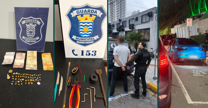 Tráfico de drogas, furto de fios, embriaguez ao volante e violência doméstica marcam o fim de semana em Balneário Camboriú