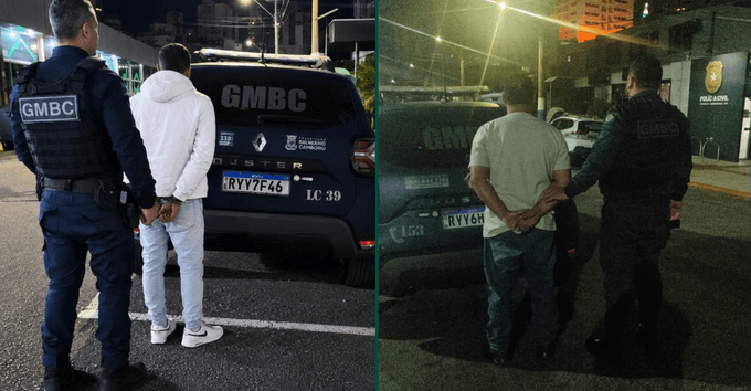Violência doméstica marca o fim de semana em Balneário Camboriú: dois homens são presos após agressões e ameaças